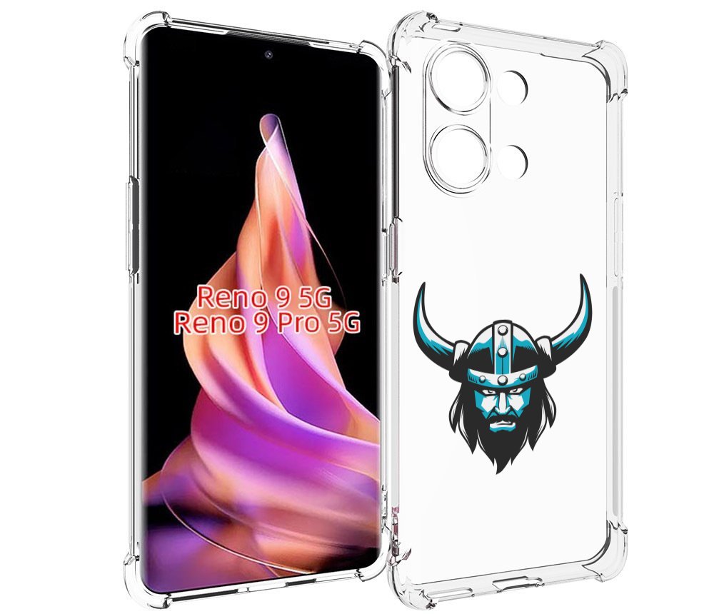 

Чехол MyPads викинг для Oppo Reno 9/Reno 9 Pro, Прозрачный, Tocco