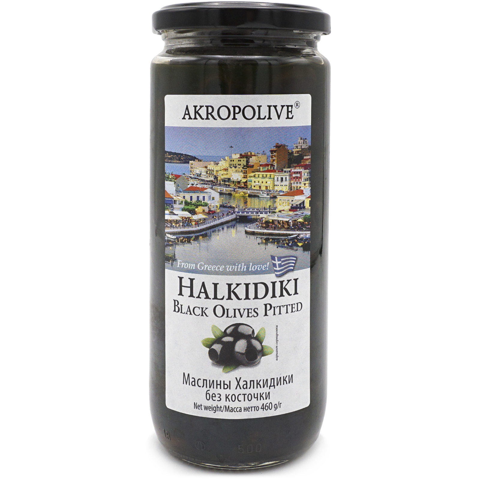 

Маслины Akropolive Халкидики без косточки 460 г