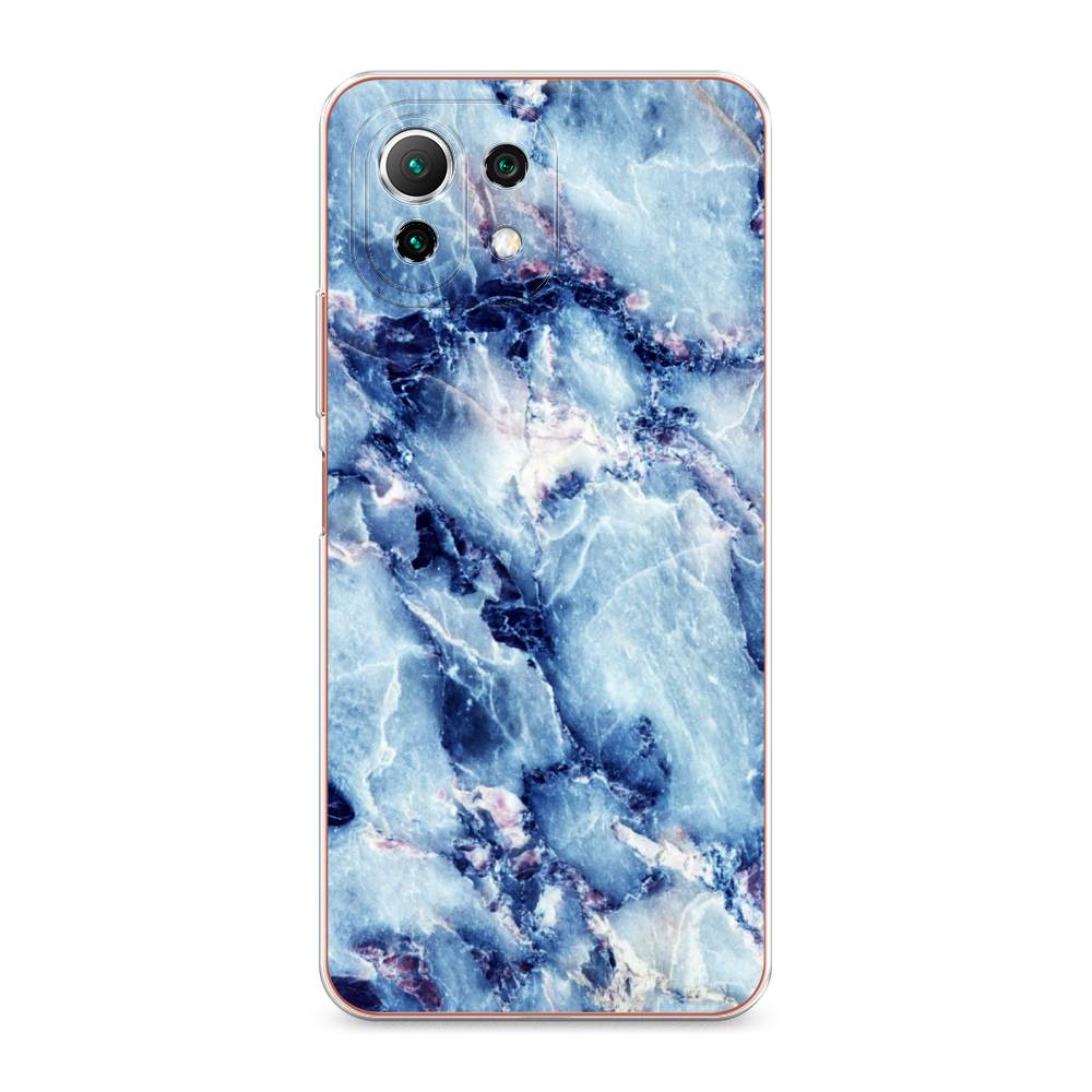 

Чехол на Xiaomi Mi 11 Lite "Мрамор с синими прожилками", Синий, 311750-3