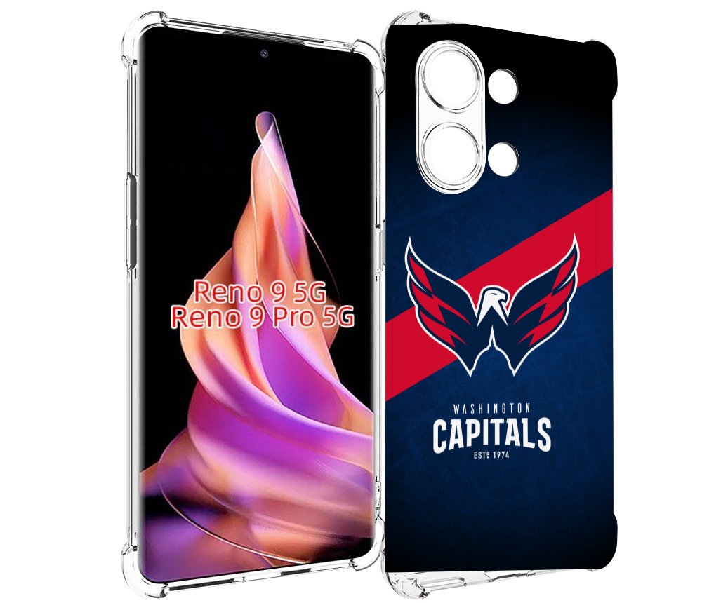 

Чехол MyPads вашингтон кепиталс для Oppo Reno 9/Reno 9 Pro, Прозрачный, Tocco