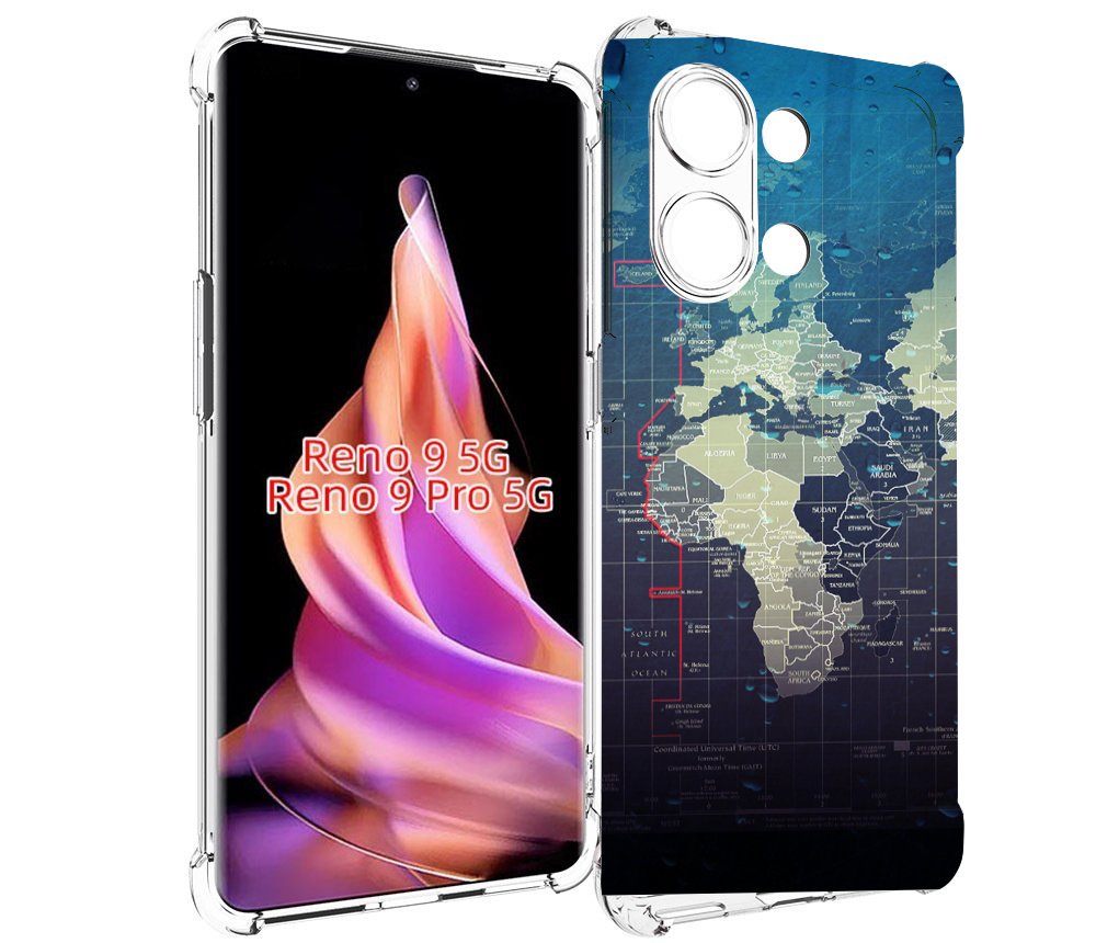 

Чехол MyPads бункер-анклава для Oppo Reno 9/Reno 9 Pro, Прозрачный, Tocco