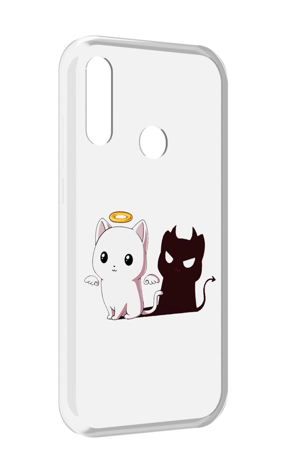 

Чехол MyPads котик-с-злой-тенью для Lenovo Z6 Pro Youth Edition / Z6 Pro Lite, Прозрачный, Tocco