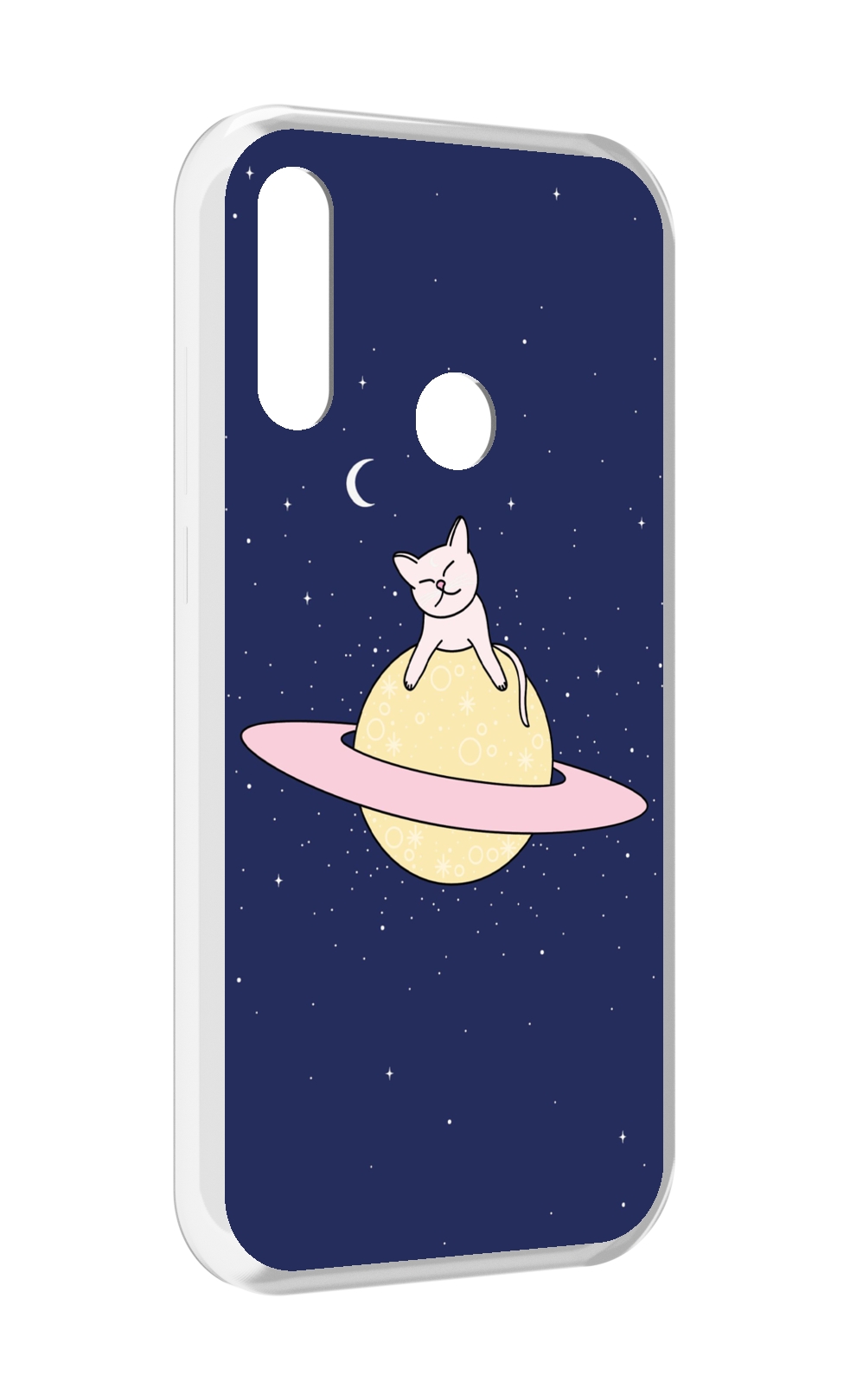 

Чехол MyPads котик на планете для Lenovo Z6 Pro Youth Edition / Z6 Pro Lite, Прозрачный, Tocco