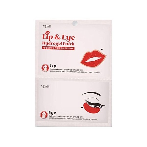 МЖ MJ CARE Маска-патч MJ CARE LIP  EYE HYDROGEL PATCH