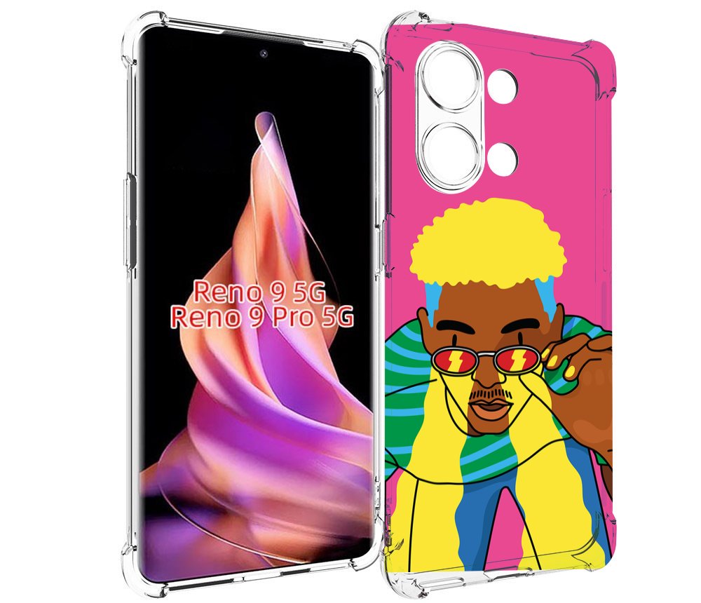 

Чехол MyPads бразилец для Oppo Reno 9/Reno 9 Pro, Прозрачный, Tocco