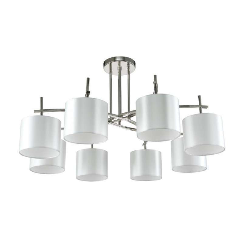 

Потолочная люстра Crystal Lux Sergio PL8 Nickel