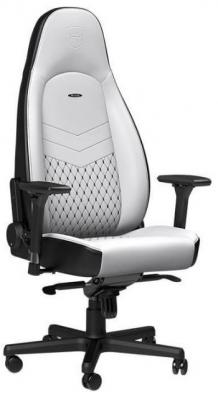 Игровое Кресло Noblechairs ICON Ed. White (NBL-ICN-PU) Hybrid Leather / black