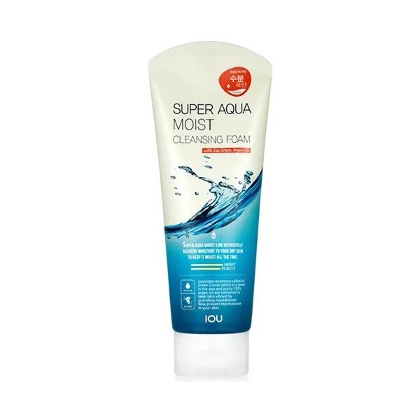 фото Влк iou пенка iou super aqua moist cleansing foam 150ml welcos