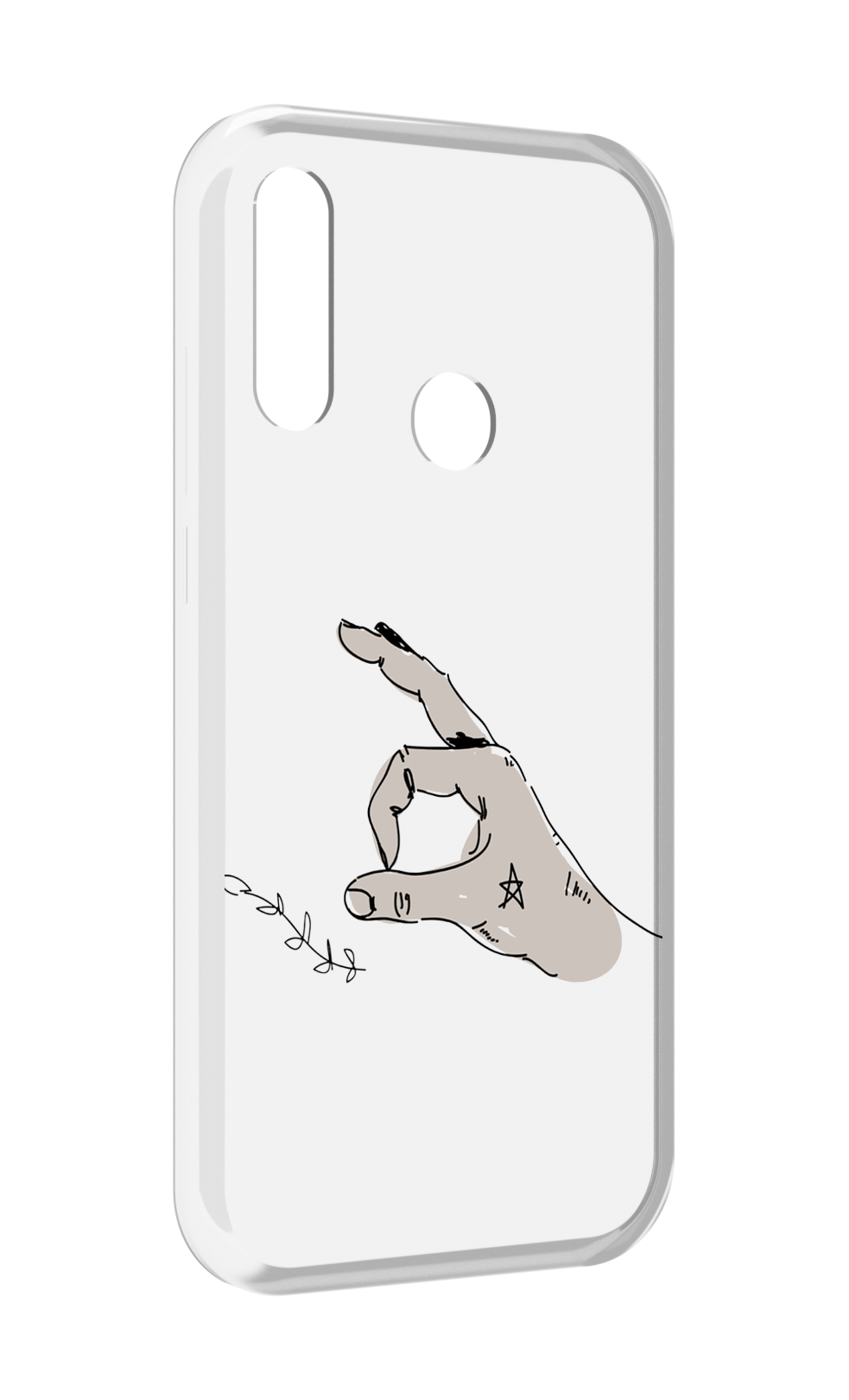 

Чехол MyPads кольцо для Lenovo Z6 Pro Youth Edition / Z6 Pro Lite, Прозрачный, Tocco