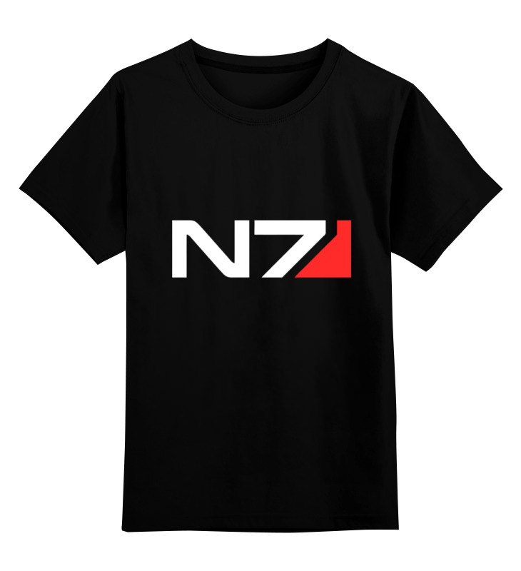 

Футболка детская Printio N7 (mass effect) цв. черный р. 116, N7 (mass effect)