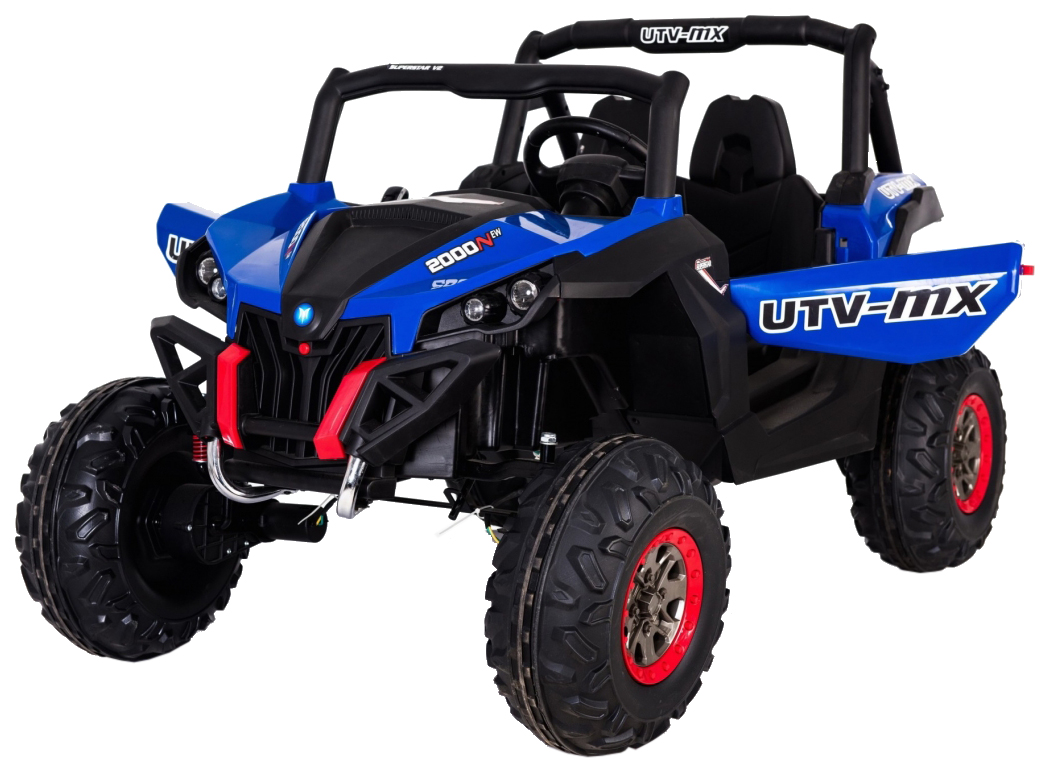 

Двухместный полноприводный электромобиль Blue UTV-MX Buggy 12V 2.4G XMX603-BLUE