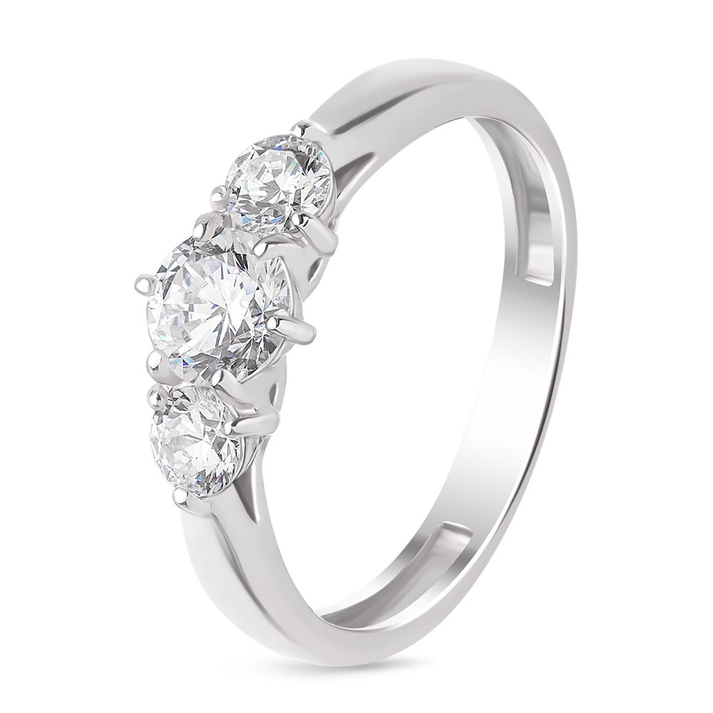 

Кольцо женское из серебра с кристаллами cваровски 585Gold 701006674, р. 17, 701006674