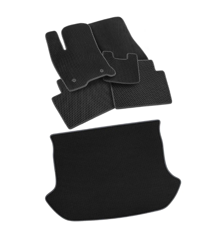 

EVA коврики для Acura MDX II 2006-2015 ViceCar Акура МДХ 2AM1005R темно-серый, MDX