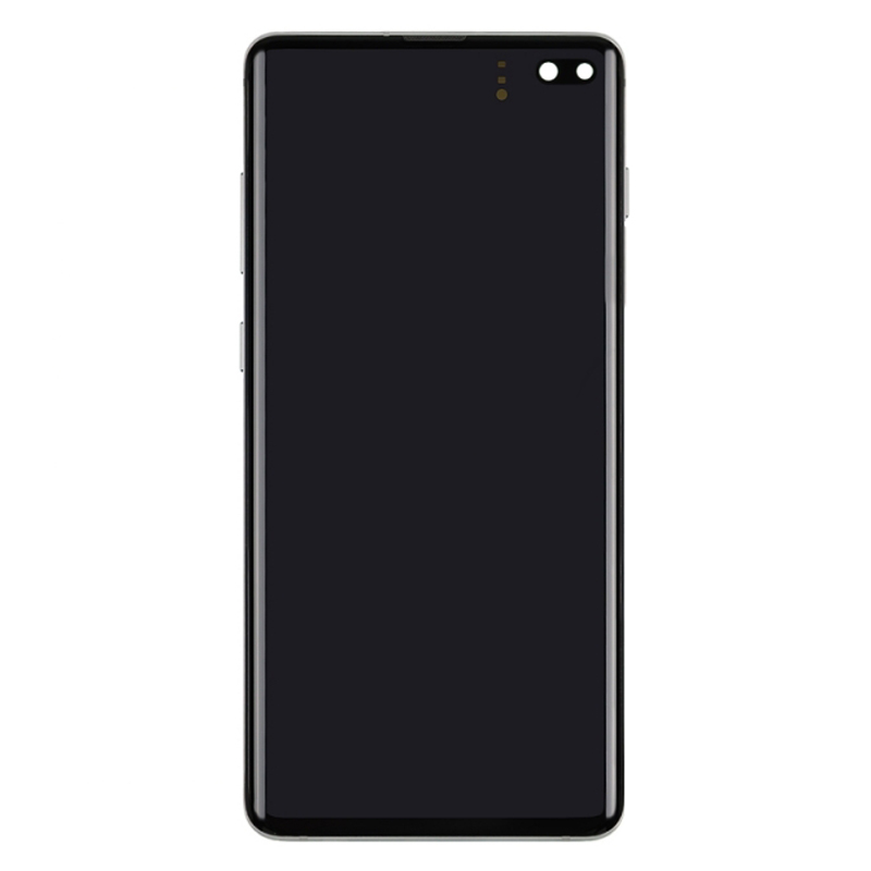 

Дисплей BaseMarket для Samsung Galaxy S10 Plus модуль с рамкой и тачскрином (белый) OEM
