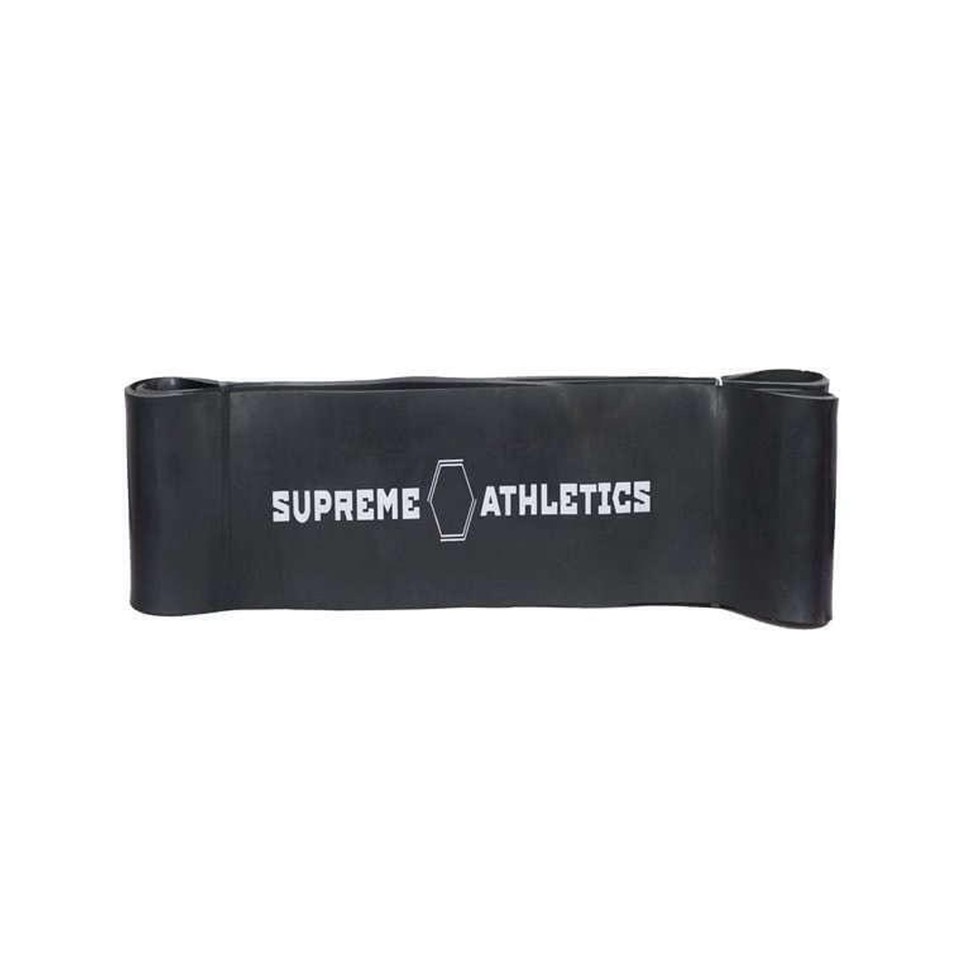 

Петля-эспандер Supreme Athletics чёрная резиновая нагрузка 35-90 кг, Черный
