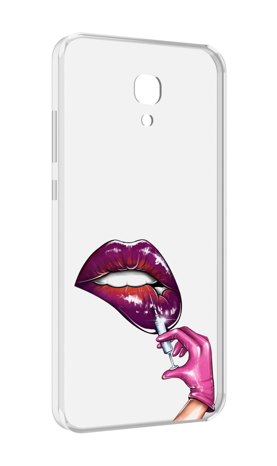 

Чехол MyPads качаем-губы для Meizu M6 (M711Q), Прозрачный, Tocco