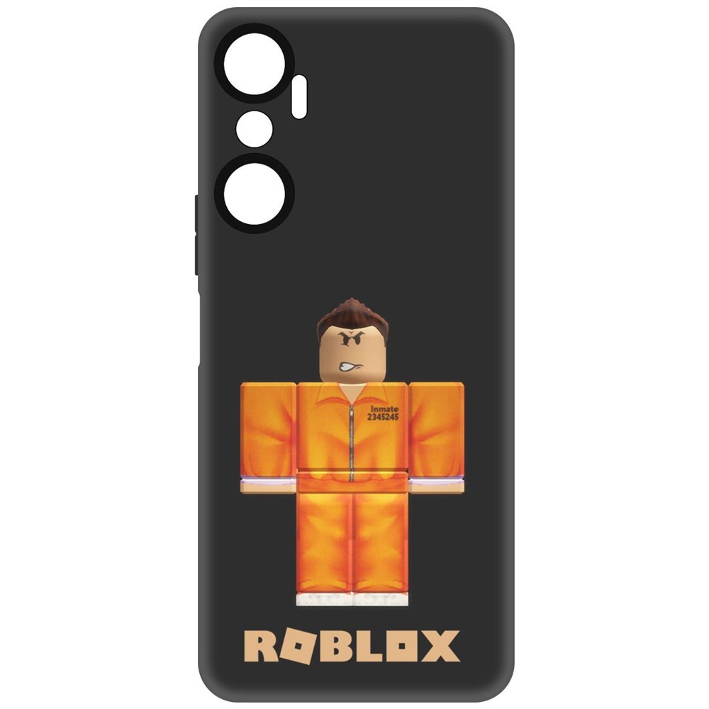 

Чехол-накладка Софт Roblox-Заключенный для Infinix Hot 20, Черный