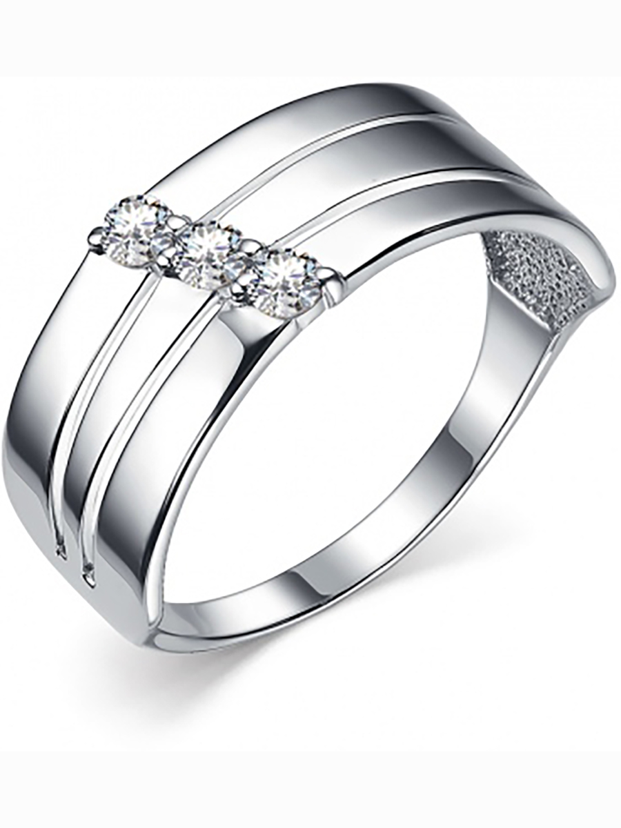 

Кольцо с 3 фианитами из серебра Veronika К630-1059 17,5, К630-1059