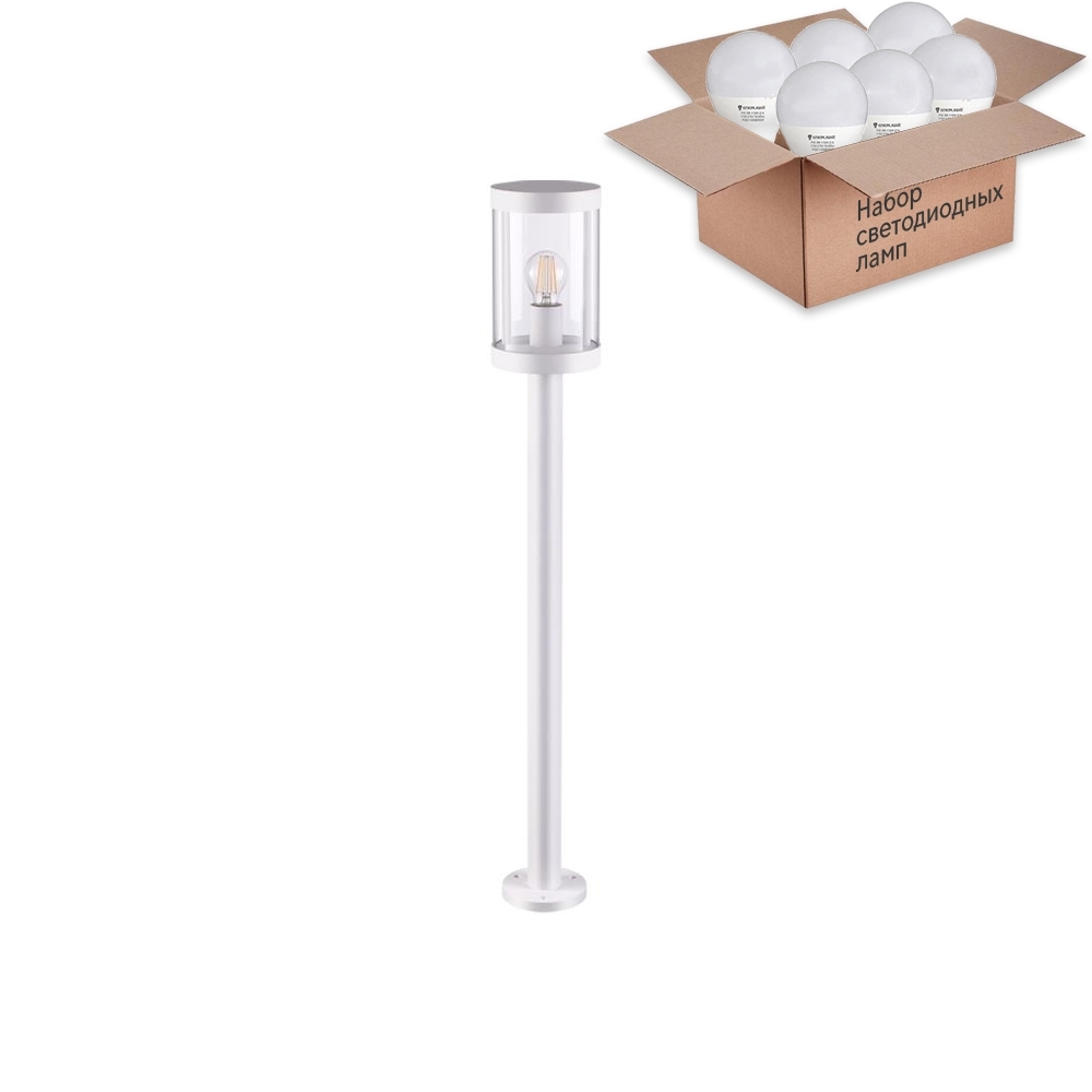 

Фонарный столб Novotech Ivory 523871, 370604+Lamps E27 P45