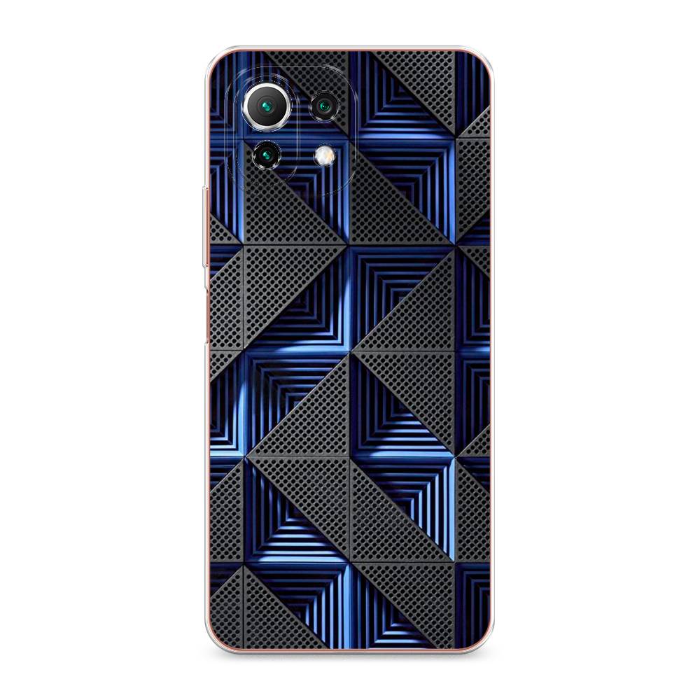 

Чехол на Xiaomi Mi 11 Lite "IBM", Серый;синий, 311750-3