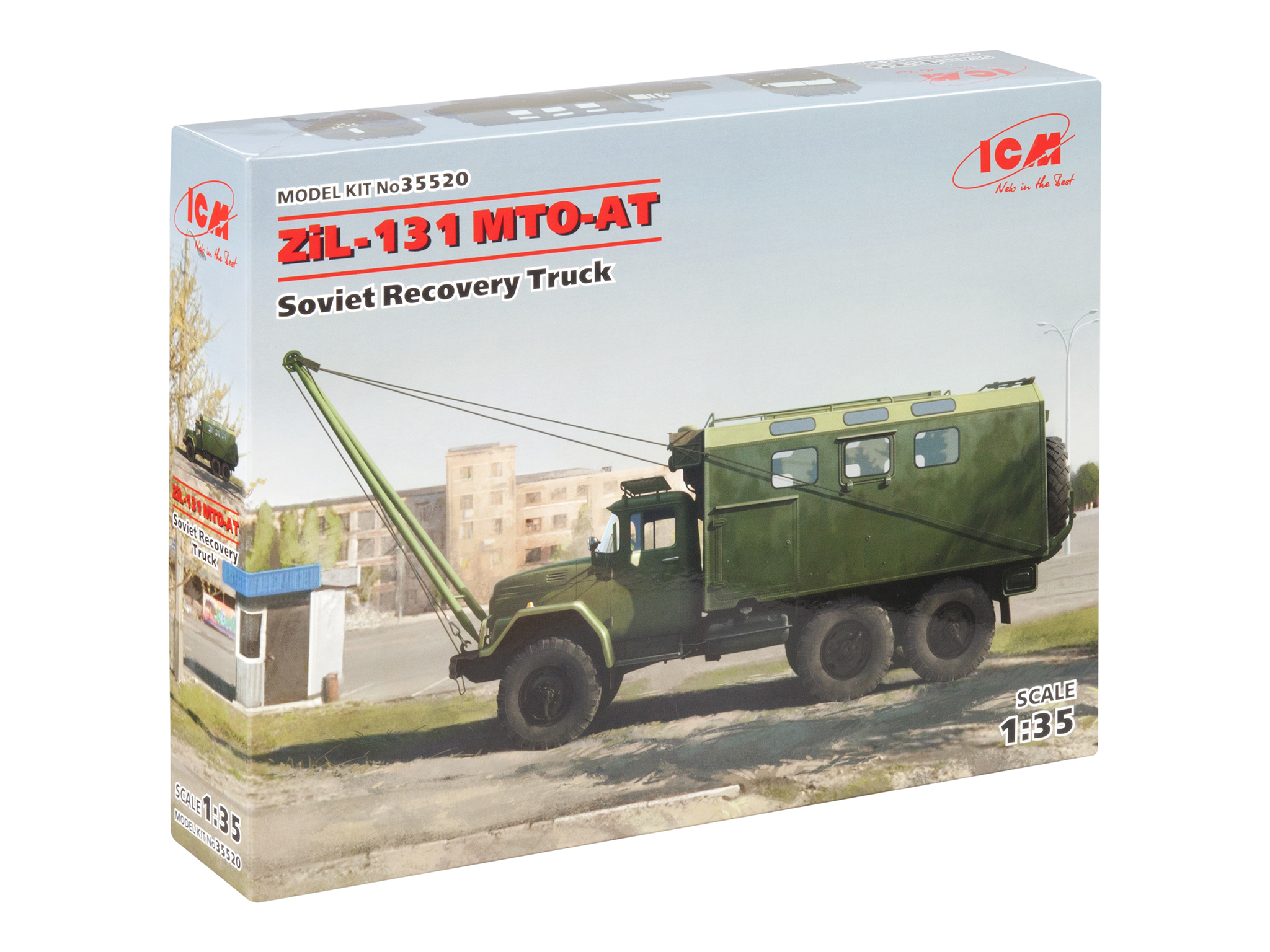 

Сборная модель ICM 1/35 Советский армейский автомобиль З&Л-131 MTO-AT 35520