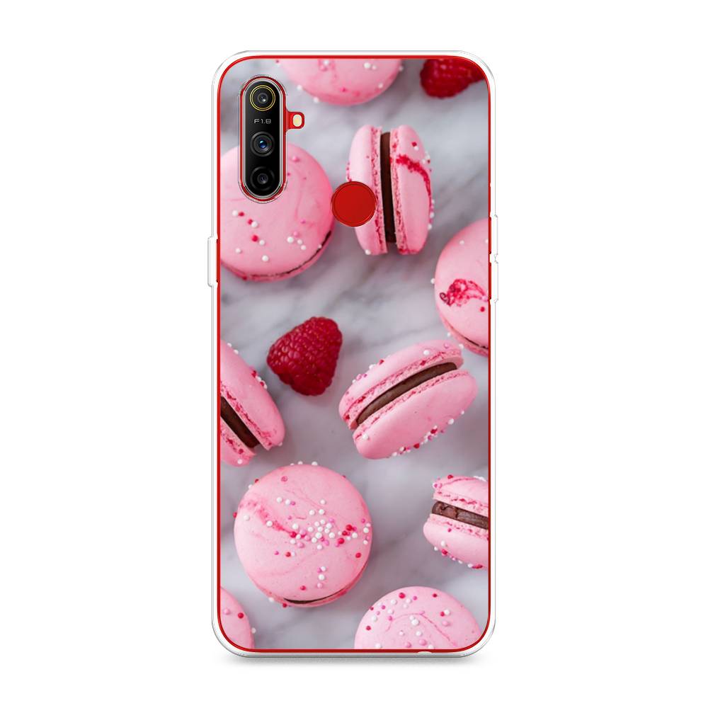 

Чехол Awog на Realme C3 "Макарони с малиной", Разноцветный, 253050-10