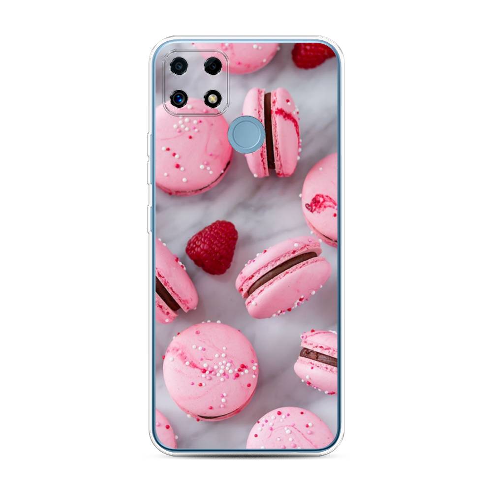 

Чехол Awog на Realme C25/C25s "Макарони с малиной", Разноцветный, 257450-10