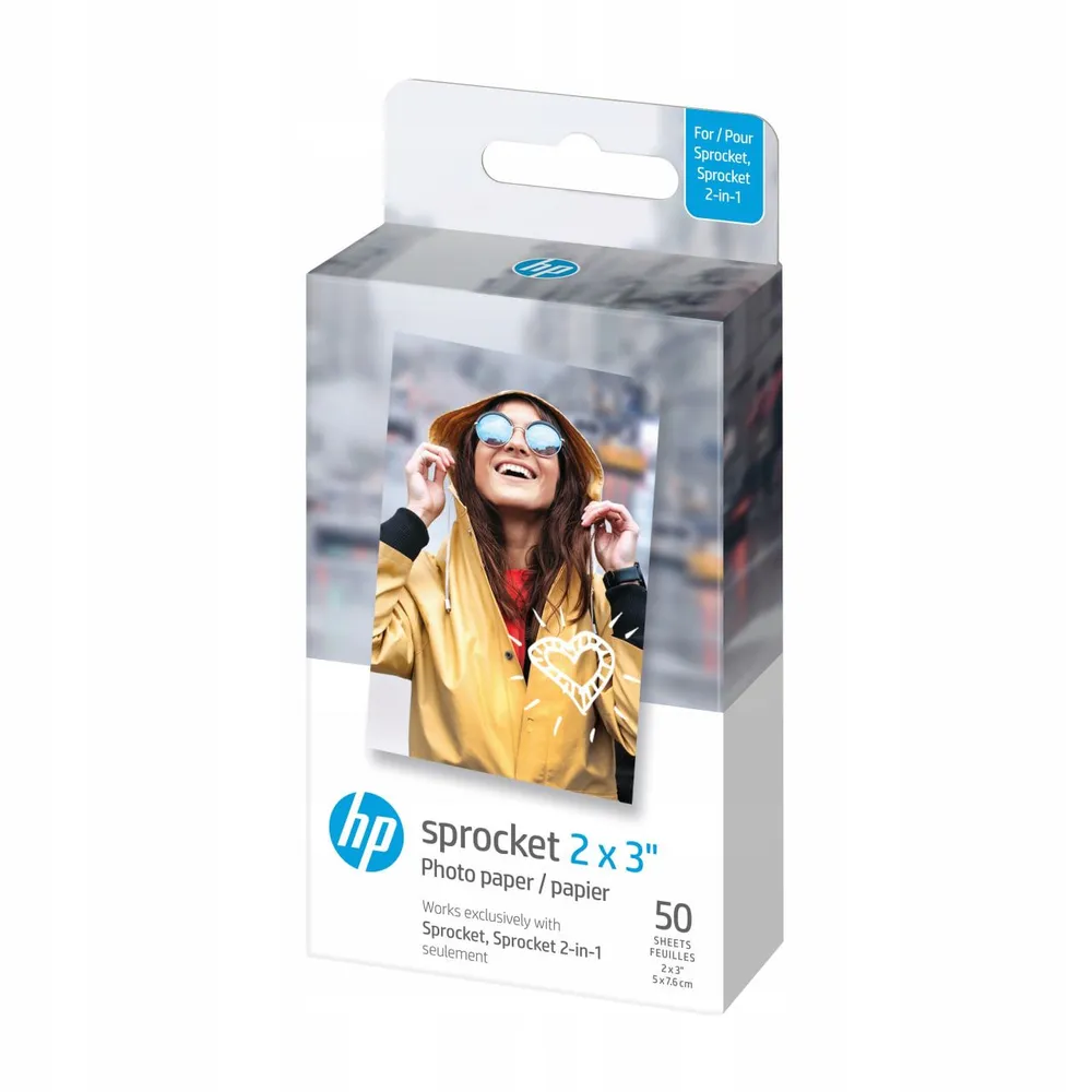 

Фотобумага HP Sprocket Zink Paper 1DE39A 2x3 - 50 штук, 1DE39A