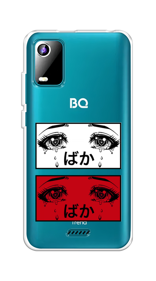 

Чехол на BQ 5560L "Красные глаза манга", Бордовый;белый;черный, 201950-4