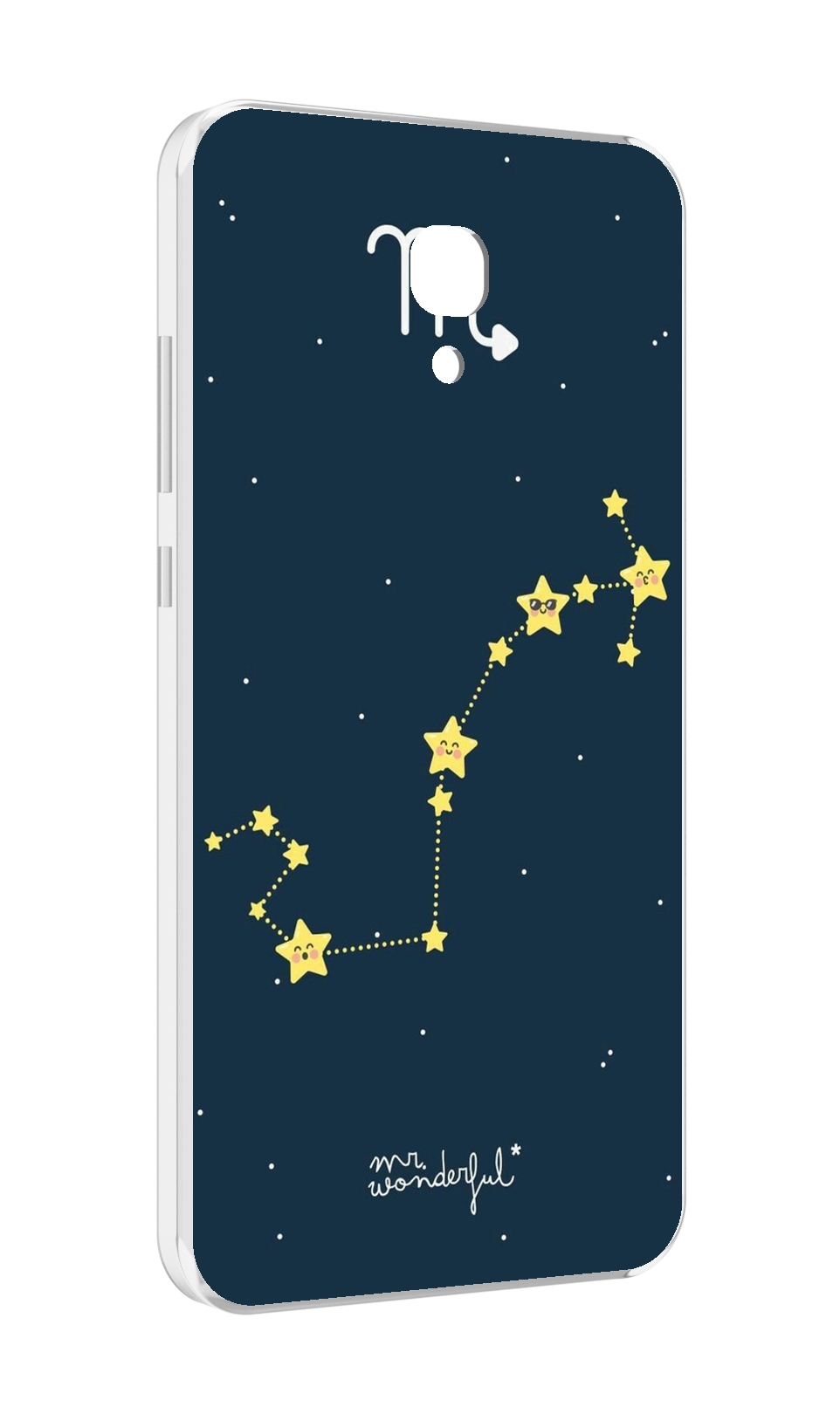 

Чехол MyPads знак зодиака скорпион 1 для Meizu M6 (M711Q), Прозрачный, Tocco