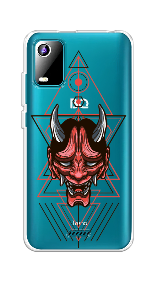 

Чехол на BQ 5560L "Hanya Oni mask", Серый;красный;черный, 201950-4