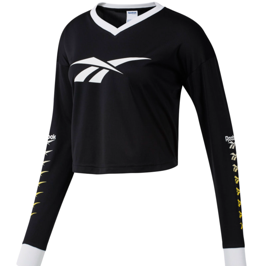 

Топ женский Reebok EB4258 черный 2XS, EB4258