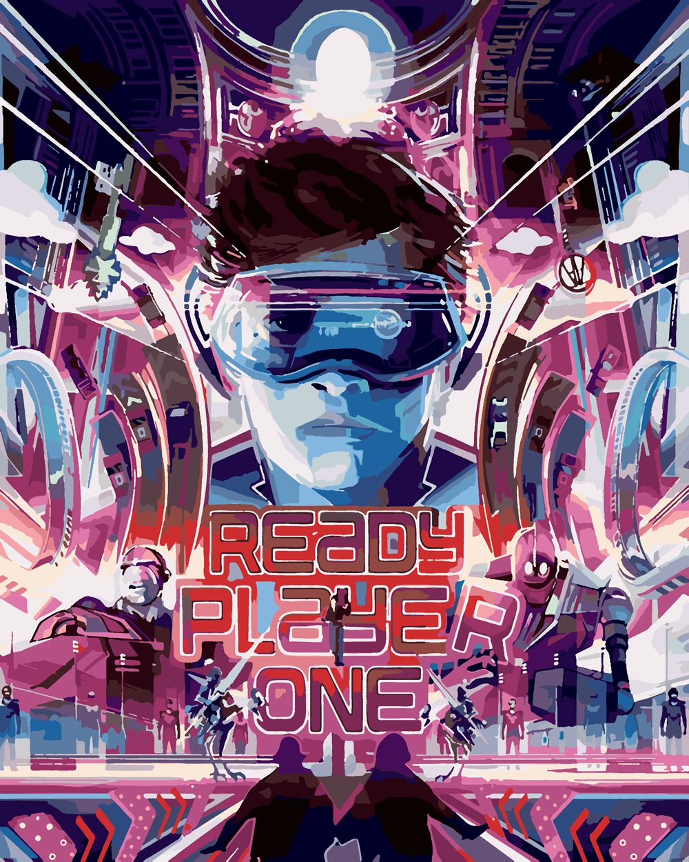 

Картина по номерам Красиво Красим Ready Player One Постер, 60 х 80 см, Ready Player One Постер