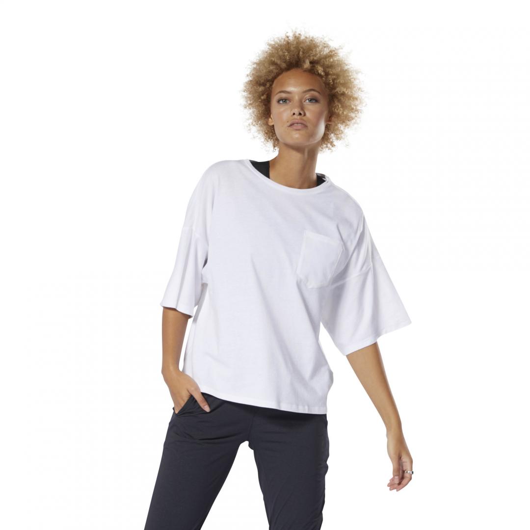 

Футболка женская Reebok DU4048 белая XS, Белый, DU4048