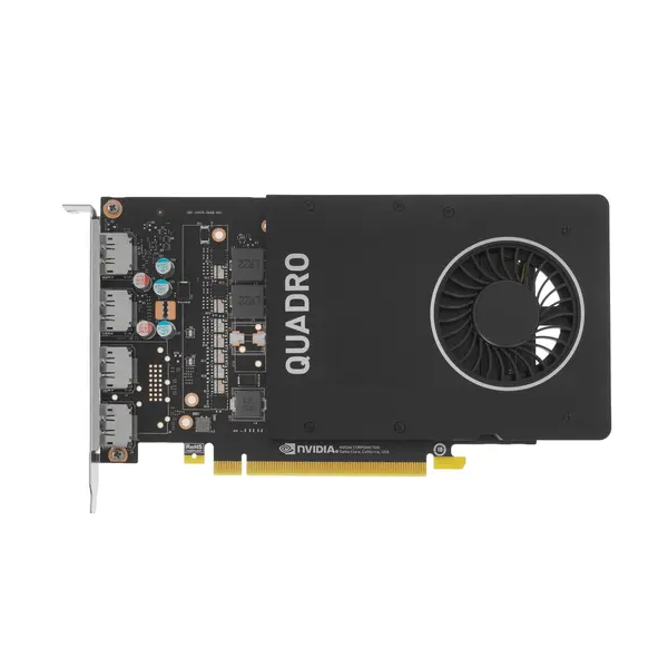 

Видеокарта PNY NVIDIA Quadro P2200 (VCQP2200-SB), Черный, Quadro P2200