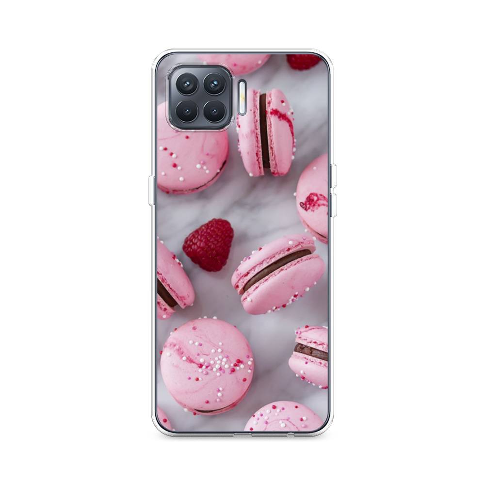 

Чехол Awog на Oppo Reno 4 Lite/A93 "Макарони с малиной", Разноцветный, 254550-10