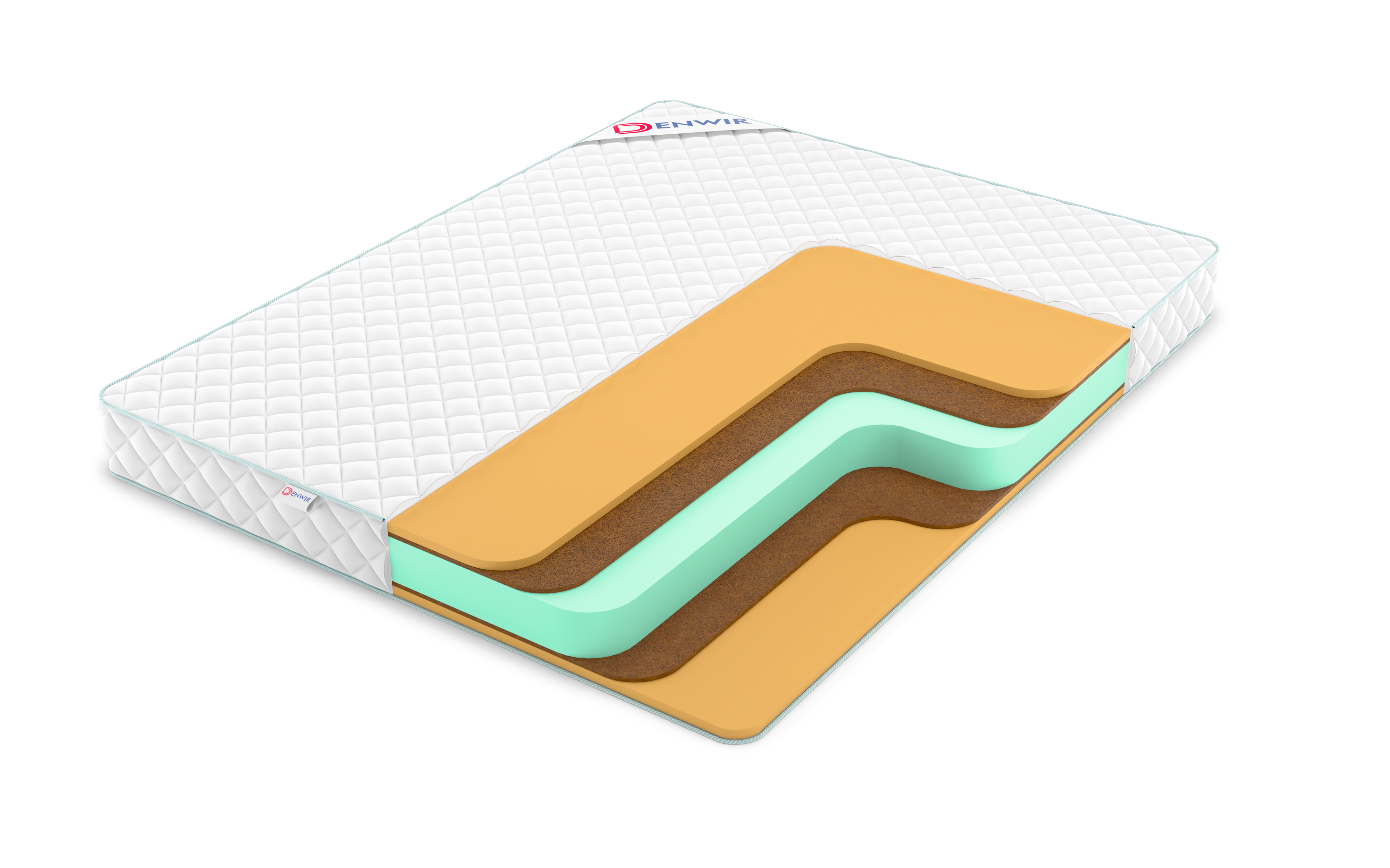 

Матрас беспружинный Denwir SIMPL MIDDLE MEMO 16 75х170, 16 см, Белый, SIMPL MIDDLE MEMO 16