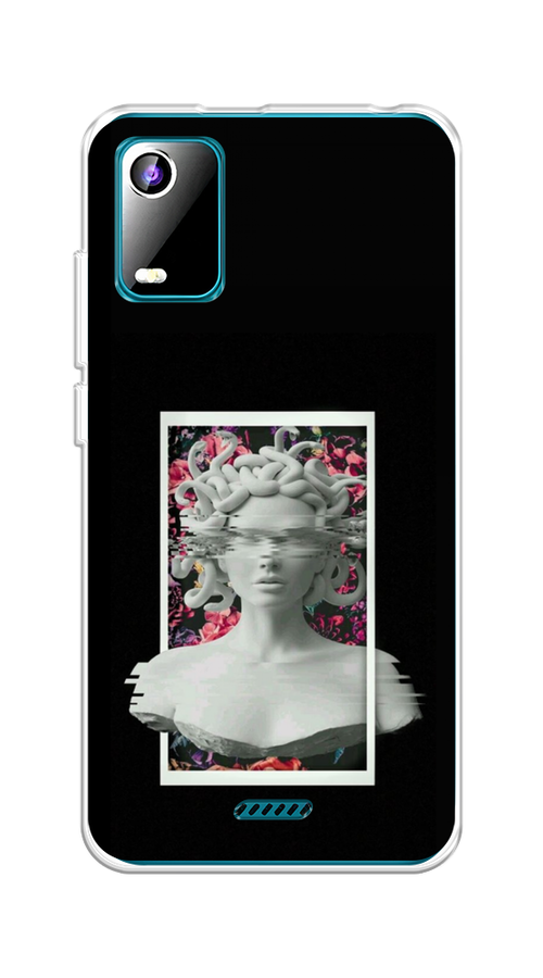 

Чехол на BQ 5560L "Web Punk Медуза Горгона", Черный;серый, 201950-6