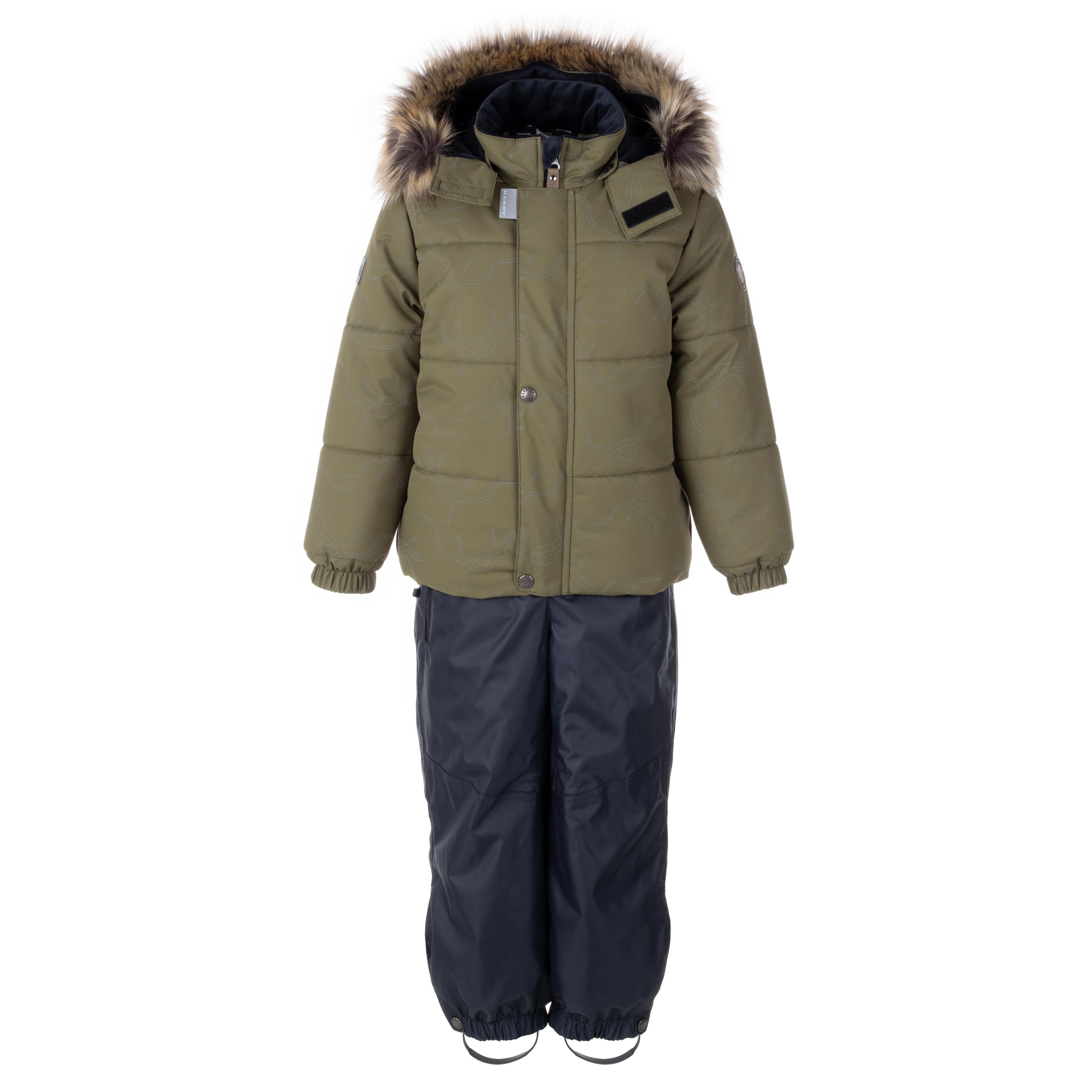 

Комбинезон детский KERRY K23425, зеленый, черный, 128, K23425
