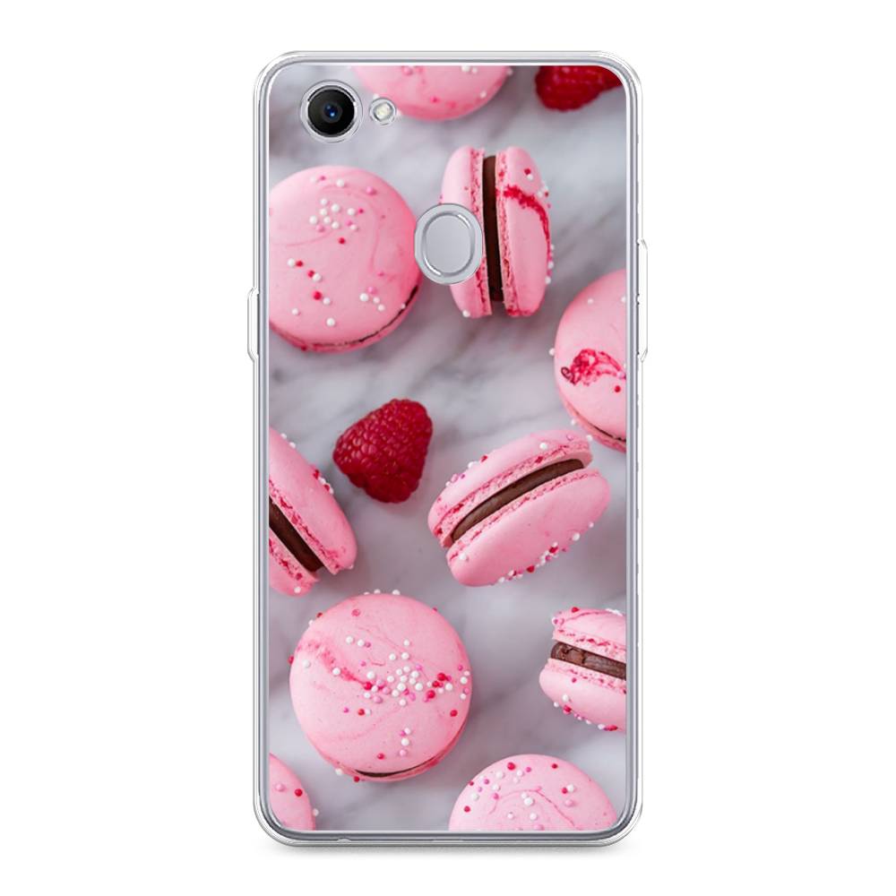 

Чехол Awog на Oppo F7 "Макарони с малиной", Разноцветный, 250350-10