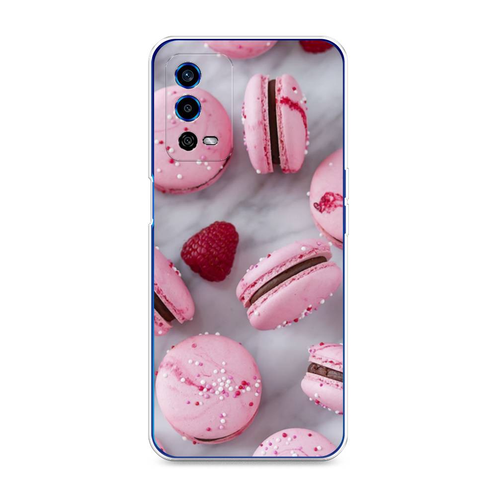 

Чехол Awog на Oppo A55 4G "Макарони с малиной", Разноцветный, 259150-10