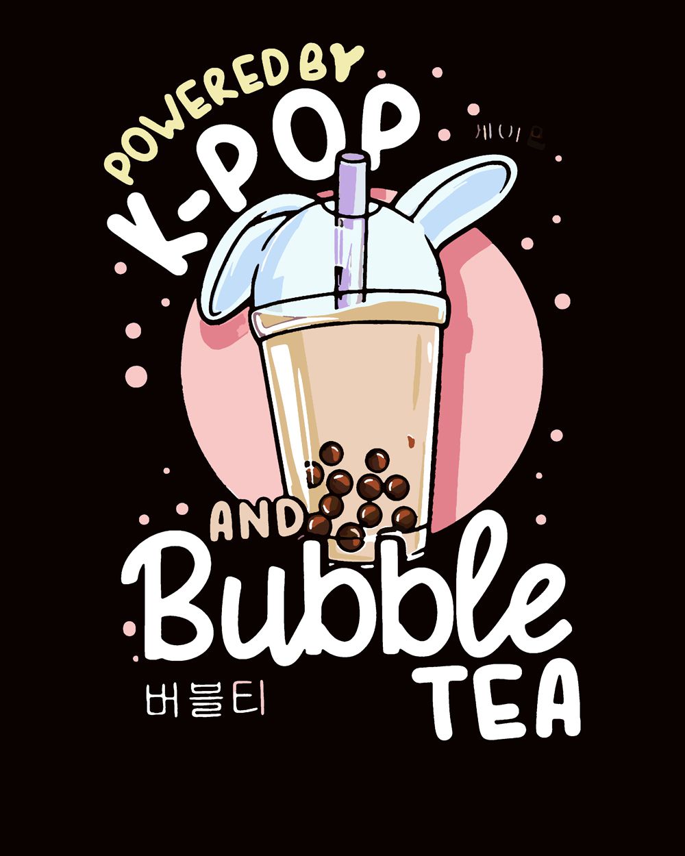 фото Картина по номерам красиво красим k-pop bubble tea poster, 40 х 50 см