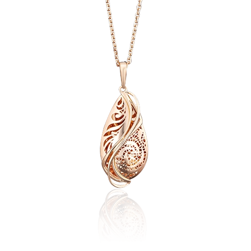 

Кулон из красного золота PLATINA jewelry 03-2593-00-000-1110-65, 03-2593-00-000-1110-65