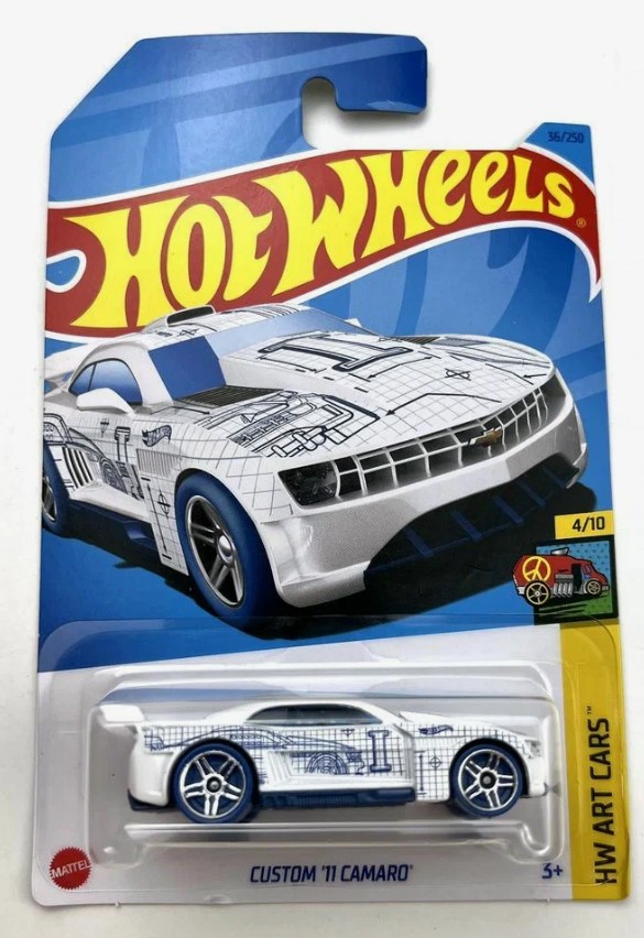 Машинка базовой коллекции Hot Wheels CUSTOM `11 CAMARO 5785/HKK17