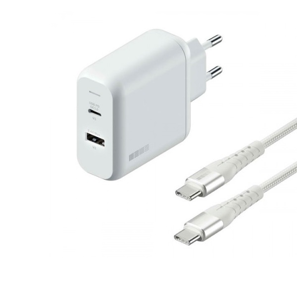 

Сетевой адаптер для ноутбуков InterStep PD42W(USB C+A), White + кабель Type-C 2м (), Белый, PD42W(USB C+A), белый + кабель Type-C 2м