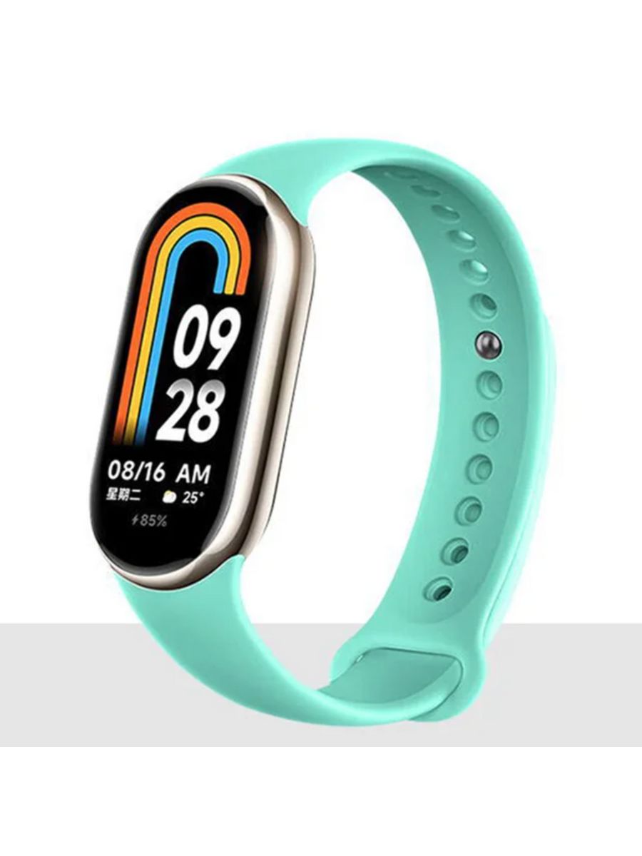 

Ремешок для смарт-часов и браслетов Mi Band 8, Бирюзовый, mi band 8