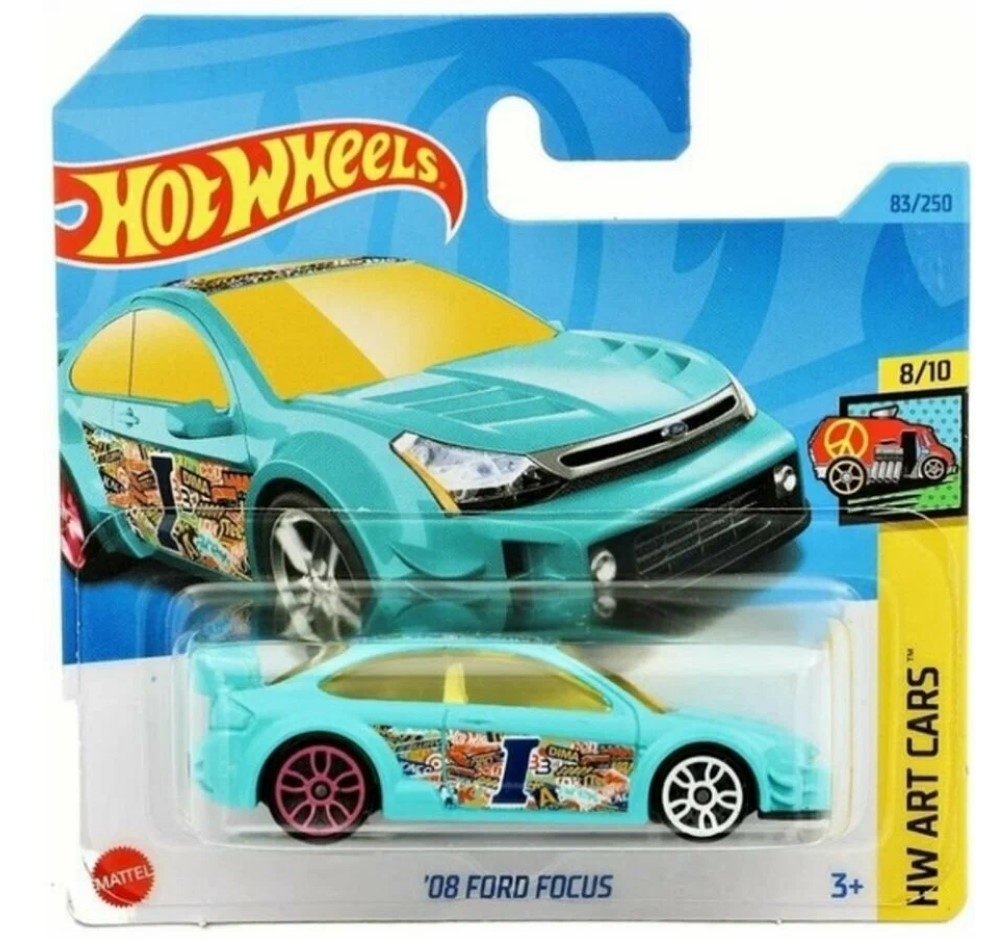 

Машинка базовой коллекции Hot Wheels `08 FORD FOCUS бирюзовая 5785/HKH51, Бирюзовый, 5785/HKH51