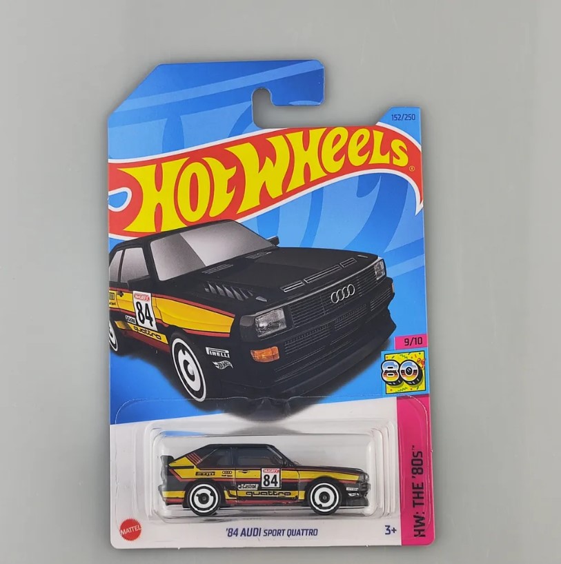 

Машинка базовой коллекции Hot Wheels `84 AUDI sport quattro черная 5785/HKG88, Желтый;черный, 5785/HKG88