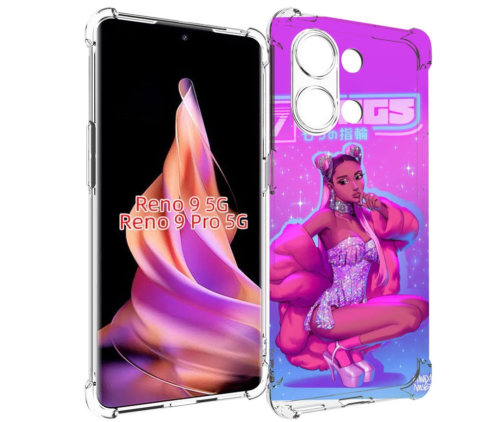 

Чехол MyPads ариана-гранде для Oppo Reno 9/Reno 9 Pro, Прозрачный, Tocco