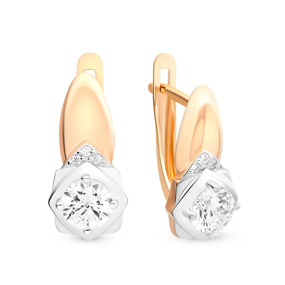 

Серьги из красного золота с кристаллами cваровски 585Gold 302005152, 302005152